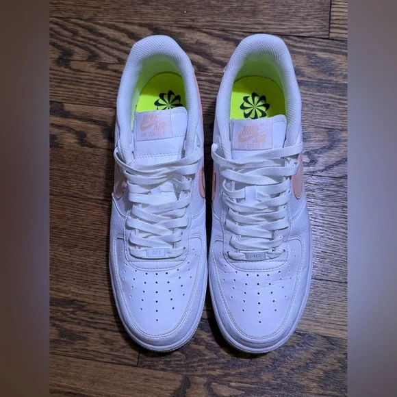 Nike Air Force 1 '07 Next Nature in white and pink size 12 - Picture 1 of 6